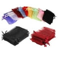 thumbnail image 4 of Walbest 50 Pcs Organza Jewelry Gifts Drawable Box Wedding Gift Candy Mini Pouch Bag, 4 of 7