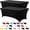 Black 1, variant on Utopia Kitchen Spandex Tablecloth 1 Pack [6FT, Purple] Tight, Fitted, Washable and Wrinkle Resistant Stretch Rectangular Patio Table Cover for Event, Wedding, Banquet & Parties [72Lx30Wx30H Inch]