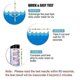 thumbnail image 3 of 50 strips pool test kit measures chlorine ph total alkalinity, 3 of 3