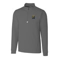 thumbnail image 2 of Men's Cutter & Buck Steel FIU Panthers Traverse Stretch Quarter Zip-Pullover Top, 2 of 3
