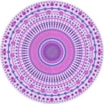 thumbnail image 1 of Ahgly Company Machine Washable Indoor Round Transitional Blossom Pink Area Rugs, 8' Round, 1 of 7
