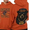 thumbnail image 4 of Vintage Chicago Football Sweatshirt: 90s Bear Graphic Crewneck, 4 of 5