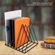 thumbnail image 2 of Estantería de escritorio Viccilley, creativa estantería triangular de hierro y metal, organizador de archivos, para oficina, decoración del hogar (negro/6.7 x 8.1 x 7 pulgadas), 2 of 8