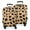 Brown and Black, variant on Black Leopard Pattern Luggage Cover Fashion Suitcase Cover Baggage Covers Fit 25-28 Inch Luggage (Go Travel)