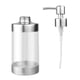 thumbnail image 5 of Dispensador De Jabón De 12 Onzas, Dispensador De Loción Con Bomba, Acero Inoxidable 304, Acrílico Transparente Para Baño De Cocina Advancent  HA021434-00, 5 of 5