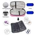 thumbnail image 6 of Jiueut Breast Cancer Insulin Storage Bag Pink Ribbon Insulin Bags for Women Insulin Cooler Bag Cooling Storage Carrying Pouch Storage Bags with Zipper Diabetic Supply Bag, 6 of 7