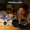thumbnail image 6 of VOCOO Visual Digital Timer, Color Circle Countdown Count Up Timer, 8° Ergonomic Tilt Desk Timer for Classroom Kitchen Office Homework, 6 of 10