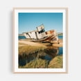 thumbnail image 2 of Point Reyes Shipwreck 01 - Inverness California Photography Boat Coastal Rustic Scenic Vintage Nature Travel Poster Unframed Wall Art Print 22 x 28 inches, 2 of 13