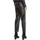 thumbnail image 2 of DKNY Womens Faux Leather Pull On High Rise Dress Pants, black, M, 2 of 2