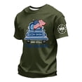 thumbnail image 4 of LWavelet Mens American Flag Shirt 4th of July T-Shirt USA Flag 1776 Patriotic Tee Memorial Day Tops, 4 of 5
