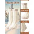 thumbnail image 2 of 5Pairs Warm & Cozy Gifts for Women, Fluffy Fuzzy Sock, Plush Sleeping Slipper Socks - Soft Warm Fabric, 2 of 7