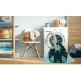 thumbnail image 2 of Ahgly Company Machine Washable Indoor Rectangle Transitional Deep Teal Green Area Rugs, 8' x 12', 2 of 7