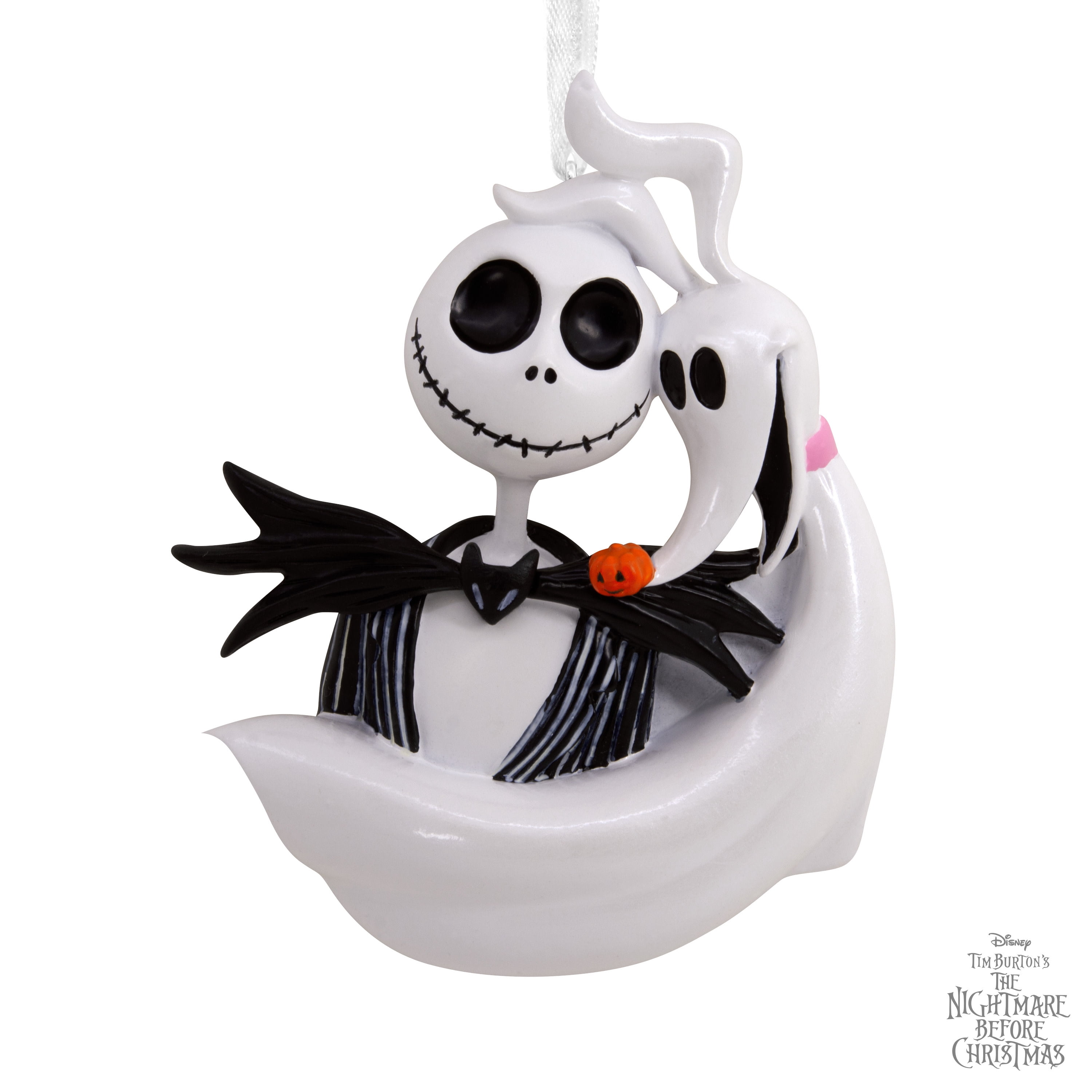 Hallmark Christmas Ornament (Disney Tim Burton's Jack and Zero), 1 Count