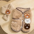 thumbnail image 2 of Pet Duck Shape Fleece Dog Vest Decorative Patch Snap Closure Cute Cosplay Dog Apparel for Small Dogs, 2 of 7