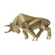thumbnail image 3 of Estatua de toro, adorno artístico, artesanía, escultura de resina moderna, estatua de animal para gabinete, 3 of 9