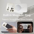 thumbnail image 4 of Magnetic for iPhone 14 Pro Max Case, Compatible with Magsafe, Full Glass Camera Lens Protector, Anti-Scratch Shockproof Protection Slim Matte Back Case for iPhone 14 Pro Max, White, 4 of 7
