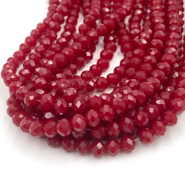 Austria Faceted Crystal Beads 2 3 4 6 8mm Rondelle Glass Beads Loose Spacer Beads for Jewelry Making Bracelet DIY