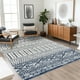 thumbnail image 1 of Alfombra Art&Tuft Moroccan, 122 x 183 cm, lavable, antideslizante, azul, 1 of 6