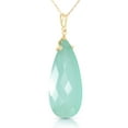 thumbnail image 2 of Galaxy Gold 14K Solid Gold Briolette Necklace for Women - Yellow Gold Fine Jewelry, 2 of 3