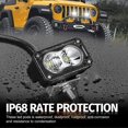thumbnail image 6 of 3 Inch Driving Lights 2Pcs 40W LED Pod Light Off Road Spot Light Bar Super Bright Work Flood Light Cube Combo LED Bumper Lights Fog Light for Truck ATV UTV SUV Motorcycle Boat, 6 of 13