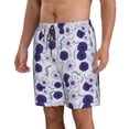 thumbnail image 2 of Pofeuu Daisies Flowers Prin Men's Swim Trunks Quick Dry Bathing Suit Swimming Board Shorts Mesh Lining Beach Swimwear-Small, 2 of 6