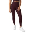 thumbnail image 3 of YITTY Active Women's UltraLuxe High-Waist Pocket Legging, Athleisure, 4-Way-Stretch, Burgundy, XXL, Regular | 27" Inseam, 3 of 8