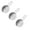 Silver*3, variant on Mini Flour Sifter, Stainless Steel Sieve, Heavy Duty Fine Mesh Flour Sifter, Hand-held Powder Sieve Filter Spoon for Cocoa Matcha Powder Baking, 1 Pcs, 4.53x2.56x0.91"