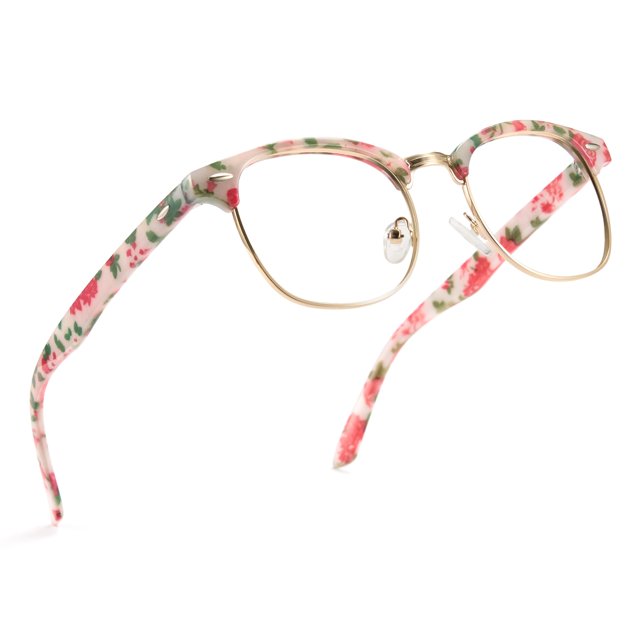 Gafas con luz azul Cyxus 8056T35, semi sin montura, retro