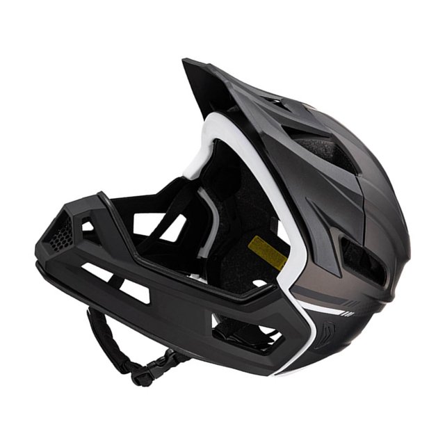 ZLight Full Face Bike Helmet Protective Helmet Absorbing Bike Fluorescent Shock Helmet Yellow Mountain Titanium Black