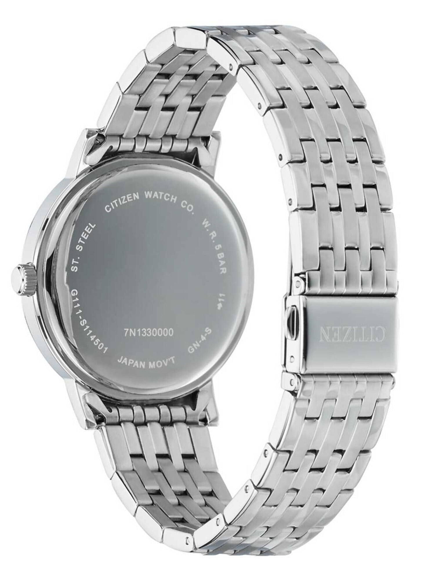 Citizen Men\'s Black Dial Quartz Steel BI5070-57H Stainless Watch