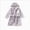 Grey 0626, variant on Toddler Boys Girls Flannel Bathrobes Kids Soft Hooded Sleepwear Cartoon Print Night-robe 2T 3T 4T 5T 6T 7T 8Y to 12T Kids Flannel Hooded Bathrobe Toddler Plush Robes With Belt,Pink,Size 1-2T