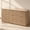 Natural Oak, variant on Hvoonc 63" Wide 9 Drawer Dresser with Faux Marble Top and 2" Thick Side Board, Large Oak Storage Cabinet for Bedroom Living Room