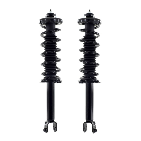 Pair of 2 Rear Left-Right Quick Complete Strut-Coil Spring For 2014 2015 2017 Honda Accord L4