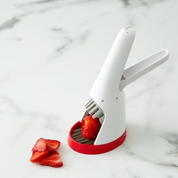 Chef'n Strawberry Slicester™ Hand-Held Strawberry Slicer, Top Rack Dishwasher Safe