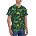 thumbnail image 5 of Rocae Dinosaurs for Men's Moisture-Wicking Crew Tee - T-Shirt for Sports, Outdoor Activities, and Casual WearMedium, 5 of 9