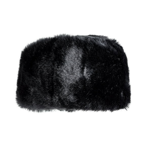 MAGID BLACK FAUX FUR HAT
