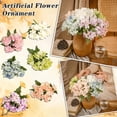 thumbnail image 4 of Scceatti Fake Flowers Silk Flowers Faux Hydrangea for Outdoor Small Handful Of Water Hydrangea INS Wind Simulation Flower Home Decoration Fake Flower for Table Home Wedding Kitchen Garden Home Decor, 4 of 4