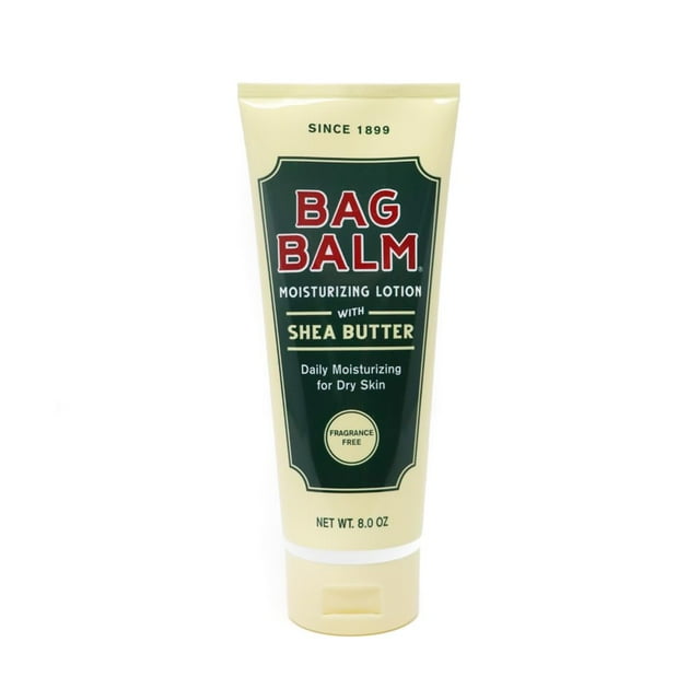 Bag Balm Loción Corporal Hidratante con Manteca de Karité Hidratación Diaria para Pieles Secas | Paquete de 2 tubos de 8 oz