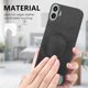 thumbnail image 5 of For Nothing CMF Phone 1 Leather Back Case Compatible with MagSafe Skin-Touch Phone Cover - Green, 5 of 5