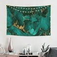 thumbnail image 2 of Easygdp Green Gold Glitter Tapestry Wall Hanging, Wall Tapestries for Bedroom Aesthetic Living Room Office Decor 60x40in, 2 of 8
