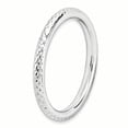 thumbnail image 3 of 925 Sterling Silver Cable Stackable Ring Fancy/, 3 of 8