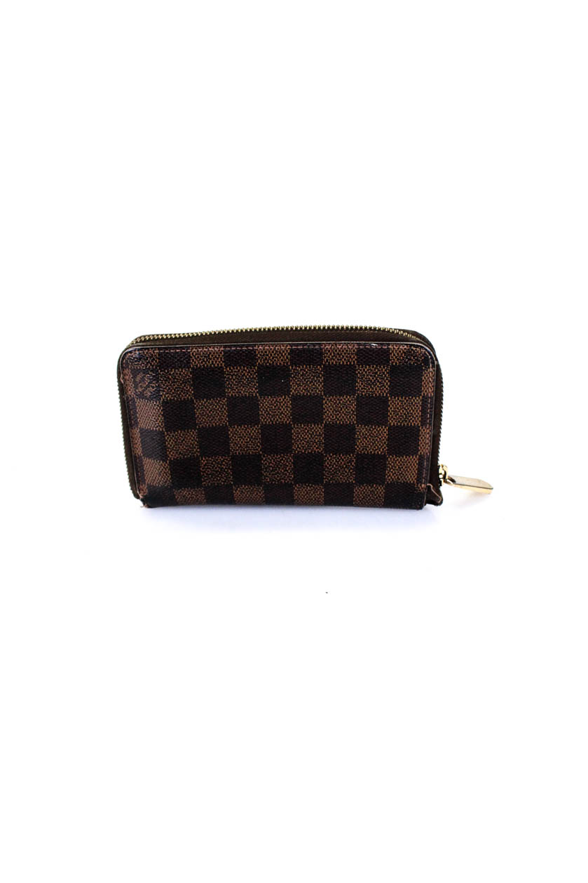 Louis Vuitton Black Damier Graphite Long Card Holder Wallet Insert