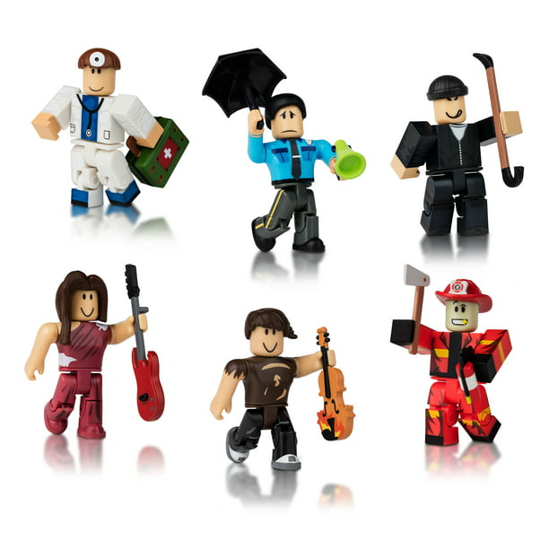 Roblox Action Collection Citizens Of Roblox Six Figure Pack Includes Exclusive Virtual Item Walmart Com Walmart Com - city life woman roblox