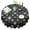 Black Gothic Moon, variant on Black Gothic Skull Butterfly Pattern Round Tablecloth 60"x60",Wrinkle Wipeable Table Cloth for Kitchen Dining Room Picnic Patio Party