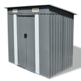 thumbnail image 4 of vidaXL Outdoor Storage Shed Garden Shed Patio Metal Storage Backyard Shed, 4 of 21