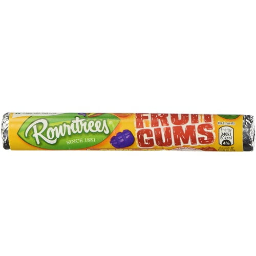 Rowntree's Fruit Gum Roll 1.6-Ounces Pack of 6 