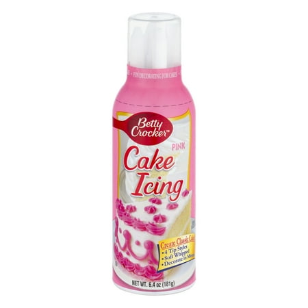Betty Crocker Cake Icing Pink, 6.4 OZ - Walmart.com