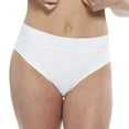 thumbnail image 1 of Carole Martin Comfort High Cut Full Coverage Womens Wide Waist Band Panty Style 8000 White Small, 1 of 4