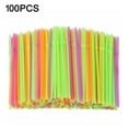 thumbnail image 6 of 100-Pack Plastic Drinking Straws, 8.3 Inches Long, Hygienic and Convenient for Beverages, Perfect for Parties, Weddings, and Family Gatherings, 6 of 7