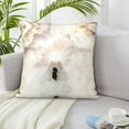 thumbnail image 6 of ZICANCN Decorative Throw Pillow Covers , Fantasy Surreal Eye Time Couch Sofa Decorative Knit Pillow Covers for Living Room Farmhouse 20"x20", 6 of 8